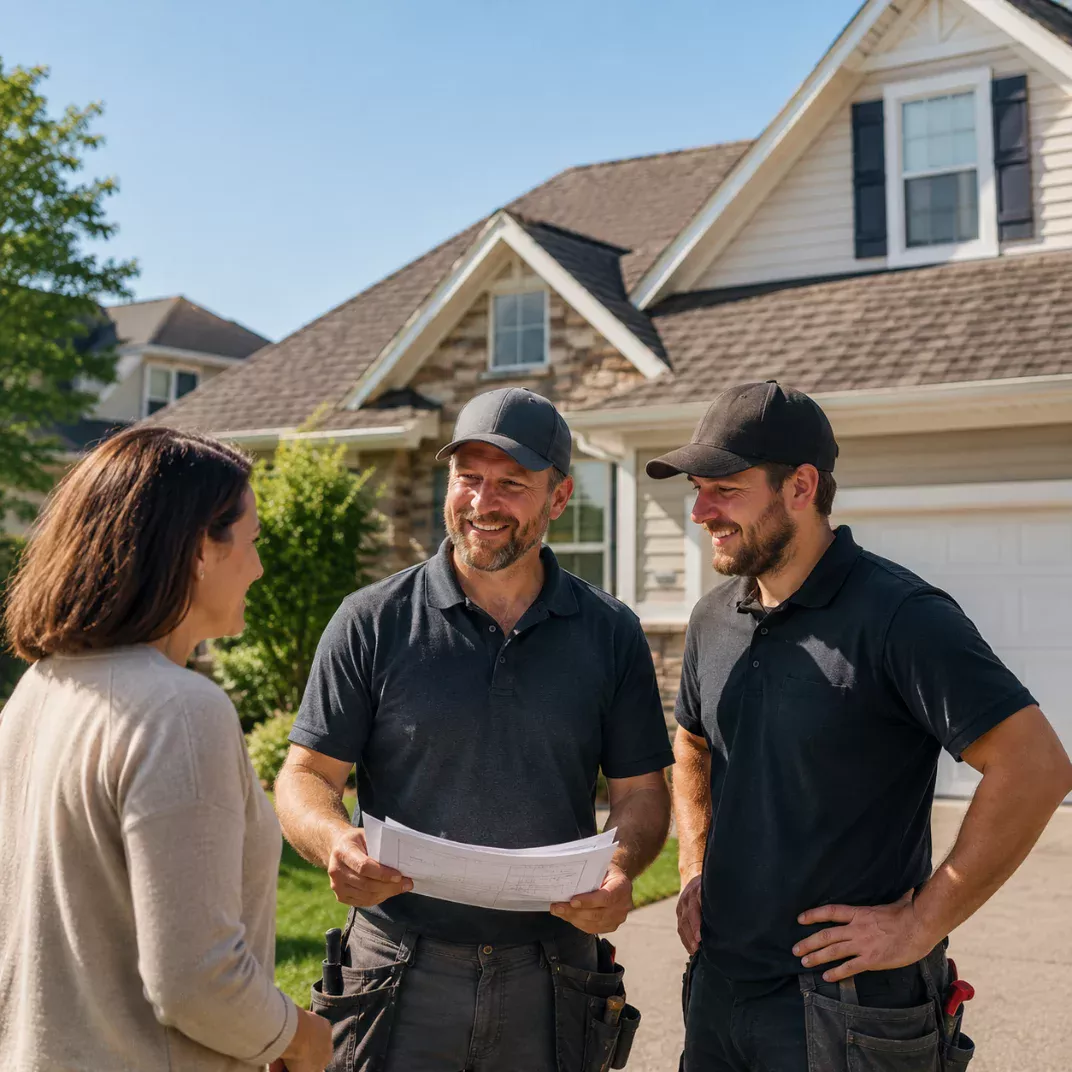 Snug Roofing Solutions crew working on a roof in Charlotte, North Carolina